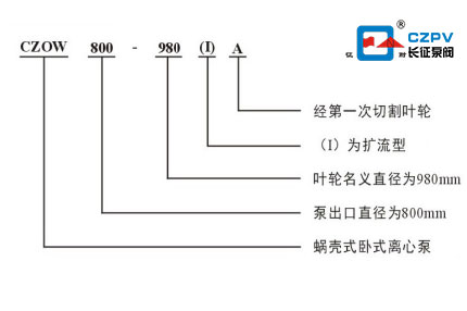 中開(kāi)泵型號意義圖